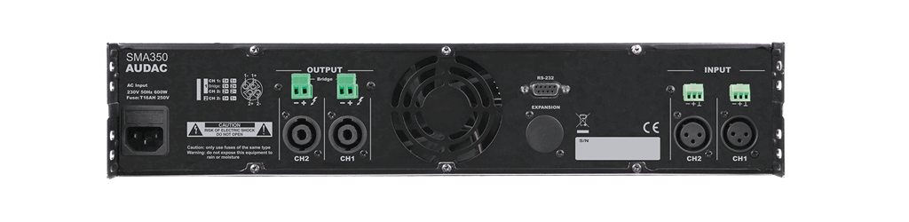 Audac SMA350 - Amplificateur WaveDynamics DSP 2x350W@4ohm