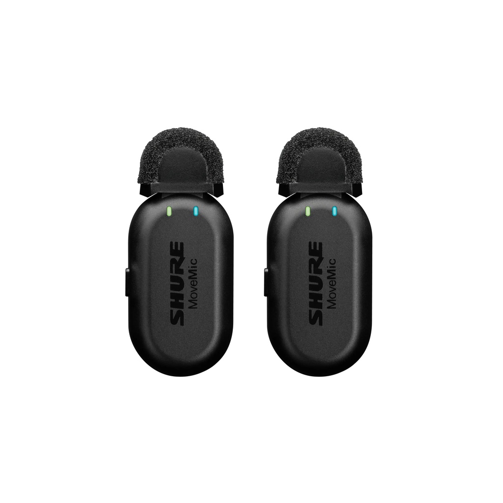 Shure MV-TWO-KIT-Z6 - Move Mic Two: 2x Mic Lavalier HF, étui charg. et récepteur