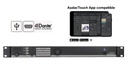 Audac XMP44 - Rack Audio Modulaire SourceCon 4xSlots RS232/IP