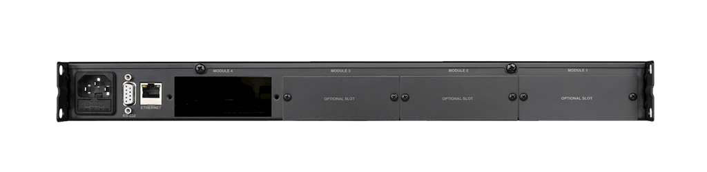 Audac XMP44 - Rack Audio Modulaire SourceCon 4xSlots RS232/IP