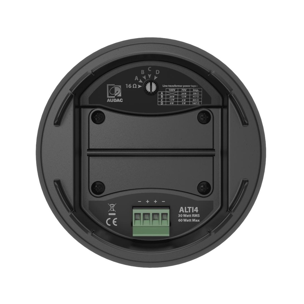 Audac ALTI6/W - HP Pendant coaxiale 6'' 60W@100V - Blanc