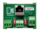 Audac ARJ12P - Boitier jonction RJ45-Audio analog
