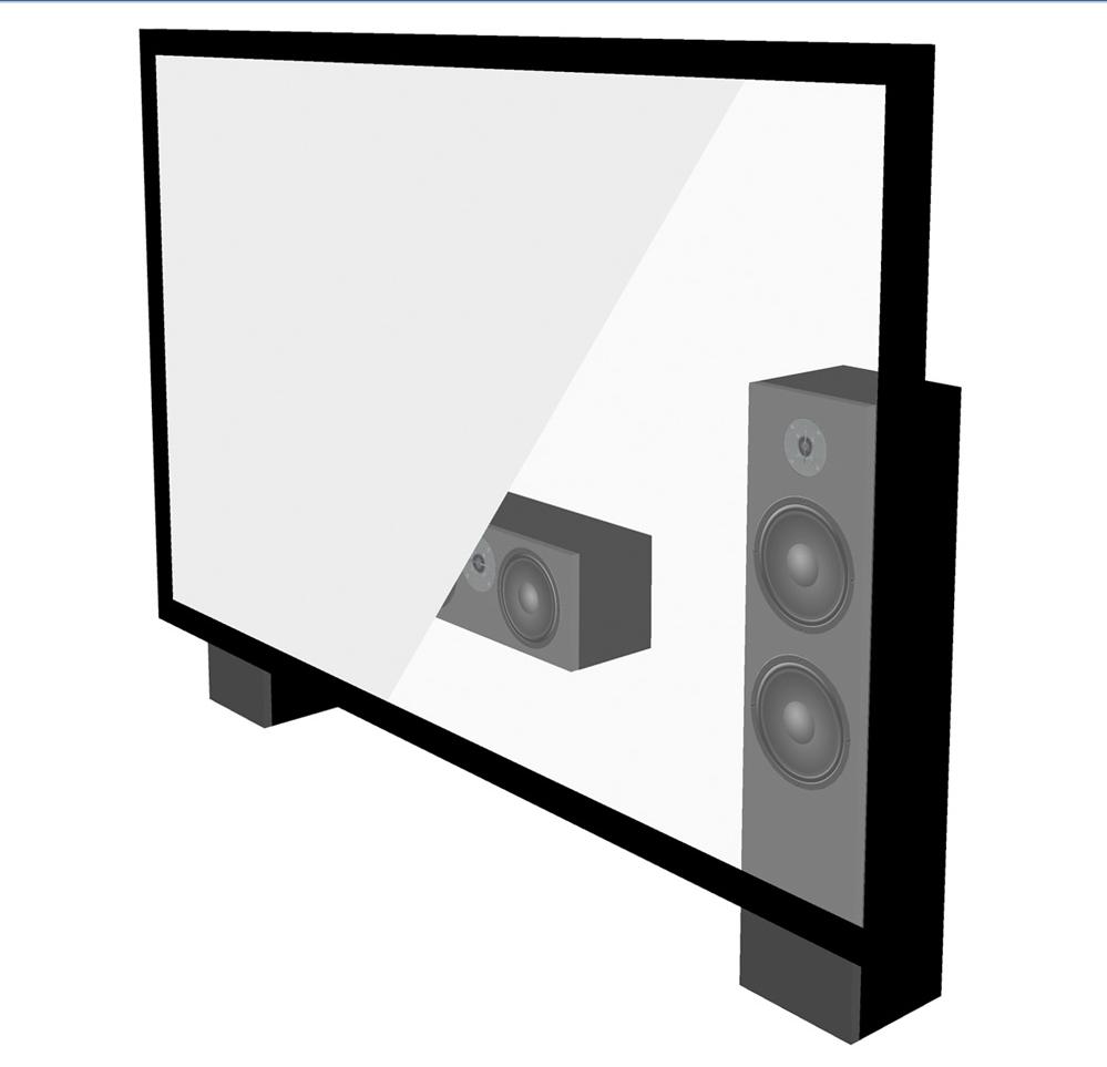 Lumene Ecran Acoustique fixe 16/9 4K 2700x1520