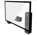 Lumene Ecran Acoustique fixe 16/9 4K 2700x1520