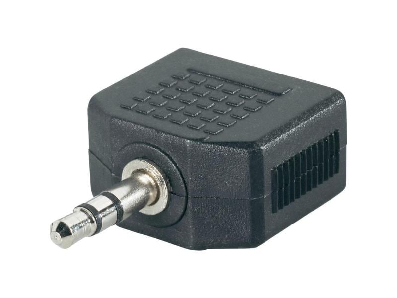 HDGear Adapt. audio Fiche 3.5 mm, mâle - Fiche 3.5 mm, femelle