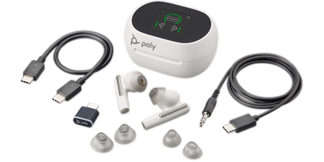 Poly Voyager Free 60+ Blanc