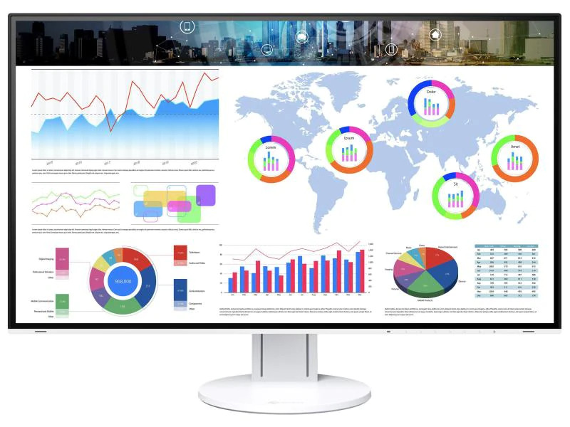 Eizo EV3285 Swiss Edition Blanc