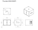 K-Array Thunder-KS2P I Blanc