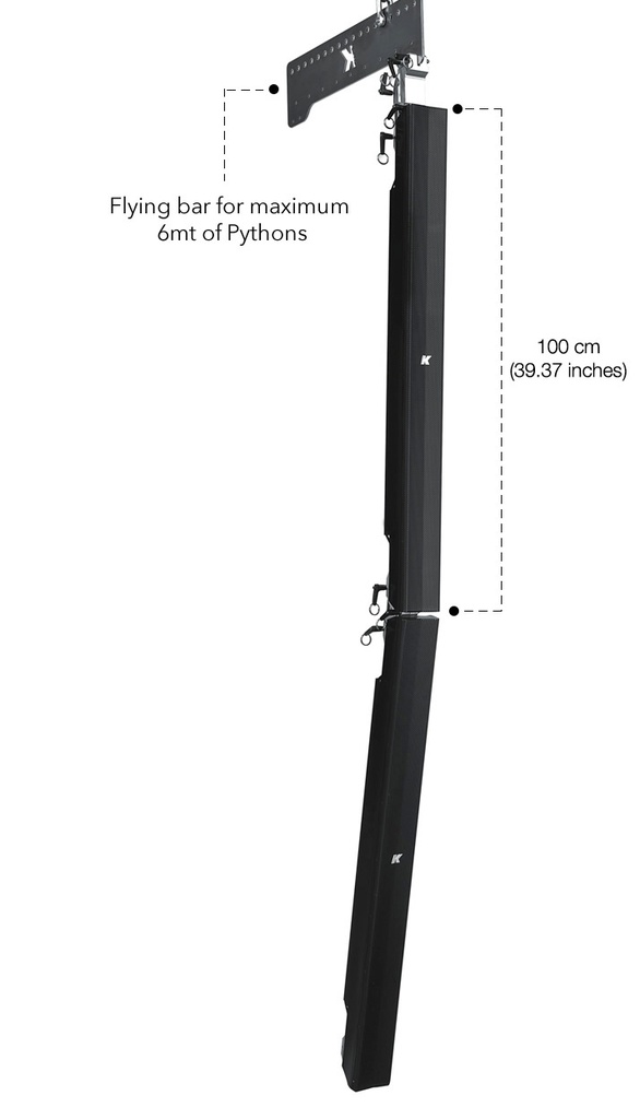 K-Array Python-KP102 I Blanc