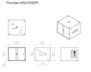 K-Array Thunder-KS2 I Blanc