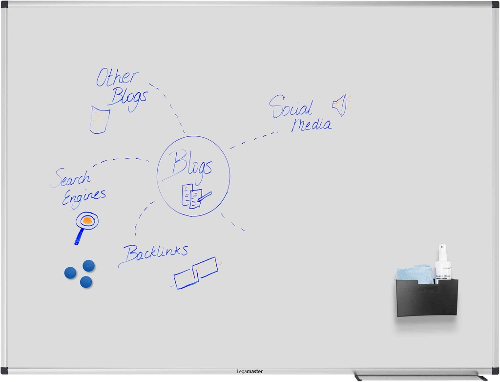 Legamaster Unite Whiteboard, 90x120