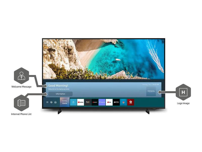 Samsung HG75AU800EEXEN Hôtel TV 75 pouces 2023