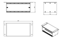 Caymon CASY003/B chassis 6 space - 90°