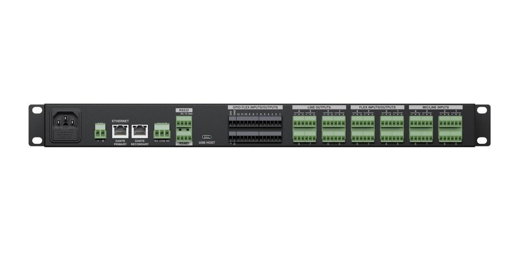 Audac LUNA-F Matrice Audio flexible 8x8x8 en réseau