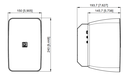 Audac ARES5A/W Set HP actifs 2x40W - Blanc (Paire)