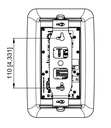 Audac ARES5A/W Set HP actifs 2x40W - Blanc (Paire)