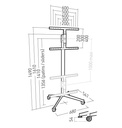 Erard KANA1600XXL - Pied TV métal 80" max