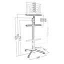 Erard KANA1600XXL - Pied TV métal 80" max