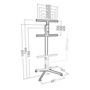 Erard KANA1600XXL - Pied TV bois 80" max