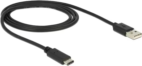 Delock Câble USB 2.0 USB A - USB C 2 m