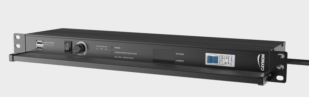 Caymon PSR529FCH - Multiprises (x9) rackable 19"