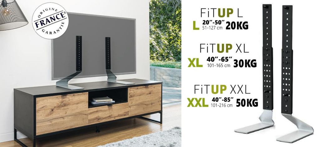 Erard FitUp XXL Support table 40" à 85"