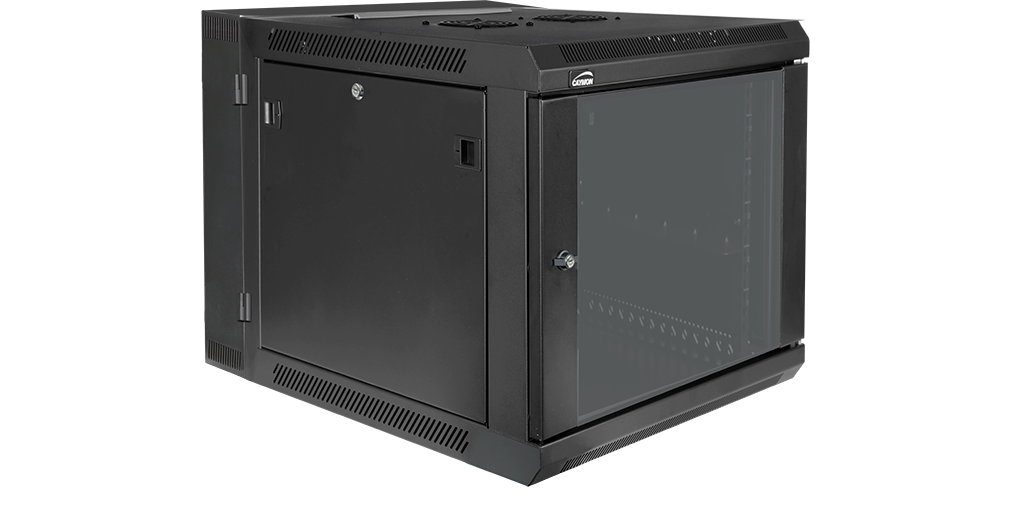 Caymon HPR509/B - Rack 19" Wallmount 9U - 450+100