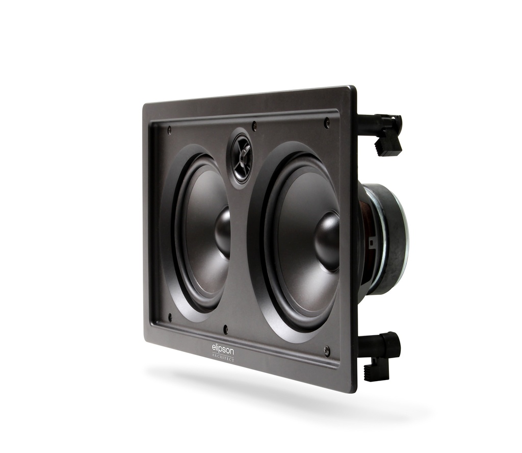 Elipson ARCHITECT IN IW14C - HP encastré HiFi Centrale 2x6" - Blanc