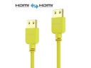 PureLink Câble Slim HDMI - HDMI 2 m Jaune