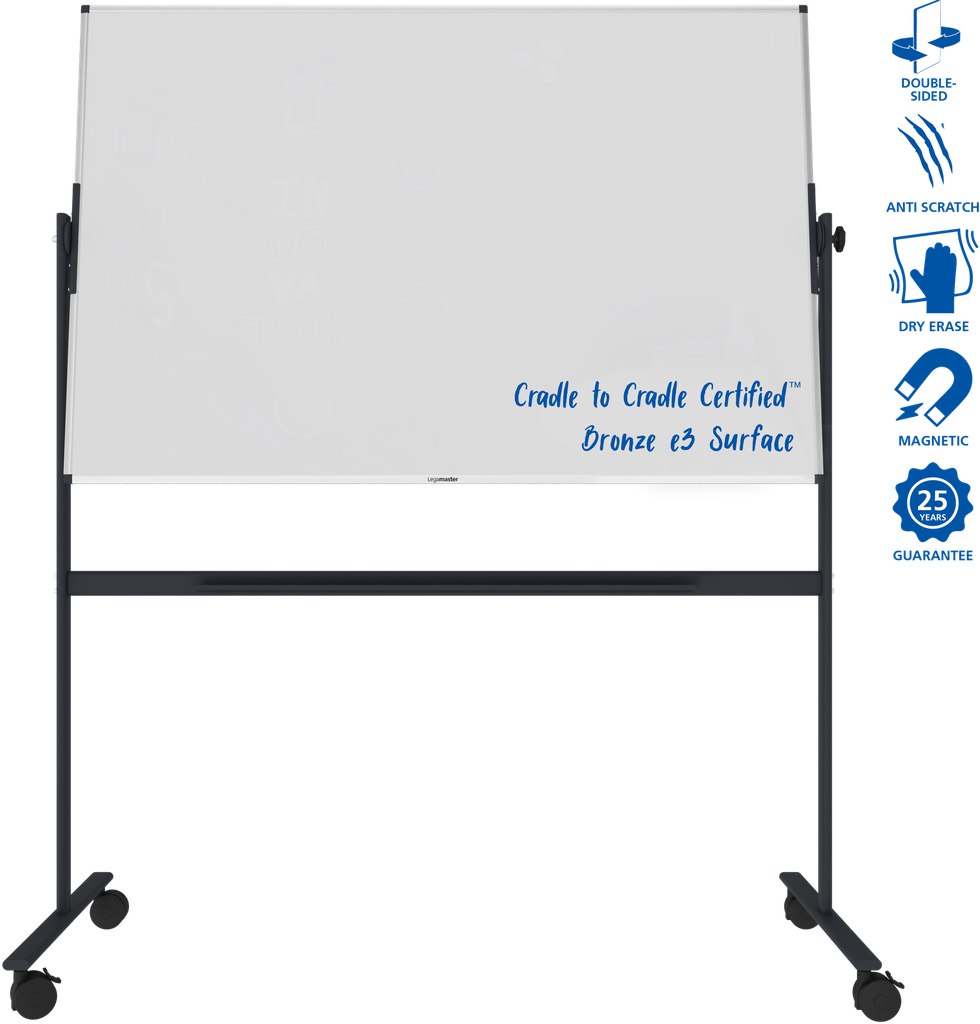 Legamaster Unité Plus tableau blanc rotatif 120 x 220 cm