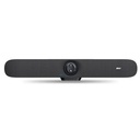 AVer VB350 - Barre vidéo 4K à double objectif (120º FIX / PTZ zoom 18X), micro beamforming, Smart Framing, Audio Tracking, écran USB 4K