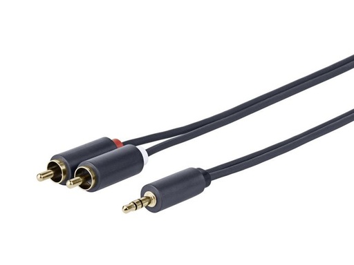 [PROMJRCA5] Vivolink 3.5MM - 2 X RCA M-M 5m