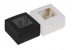 [WB45S/B] Audac WB45S/B - Boîtier Apparent 45x45mm