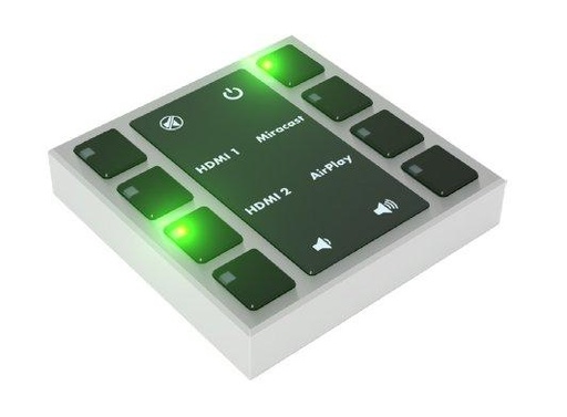 [Keypadcue-55GY] Cue Keypadcue-55GY Panneau 8 boutons programmables PoE