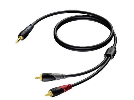 [CLA711/3] Procab CLA711/3 Câble Jack 3.5mm/2 x cinch 3m