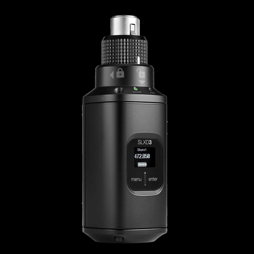 [SLXD3=-J53] Shure SLXD3=-J53 - Émetteur plug on XLR s/ mic