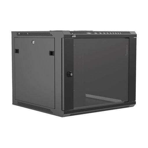 [WPR609R/B] Caymon WPR609R/B - 19" Wallmount 9U 600 (dos amovible) Noir