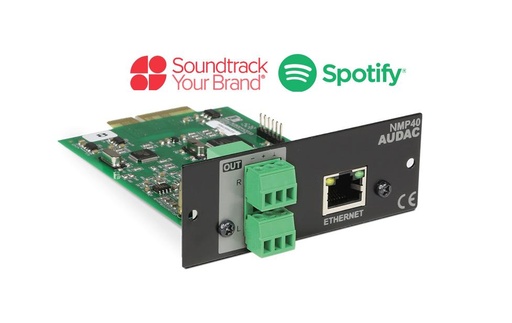 [NMP40] Audac NMP40 - Module SourceCon Audio Streaming (pour XMP44)