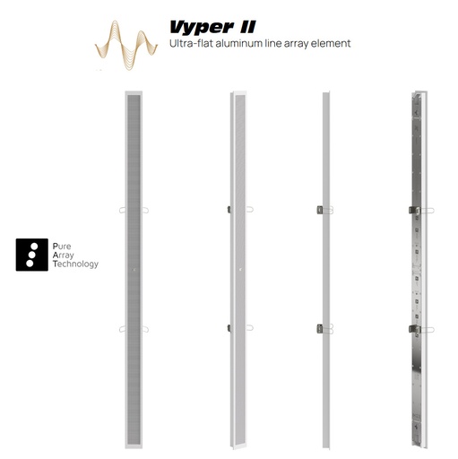 [KV102RWII] K-Array Vyper-KV102R II Blanc