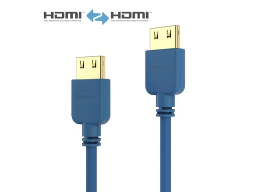 [PI0502-010] PureLink Câble Slim HDMI - HDMI 1 m Bleu