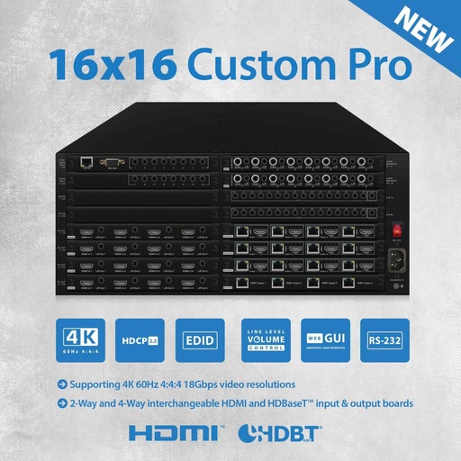 [CUSTOMPRO-HUB16] Blustream CUSTOMPRO-HUB16